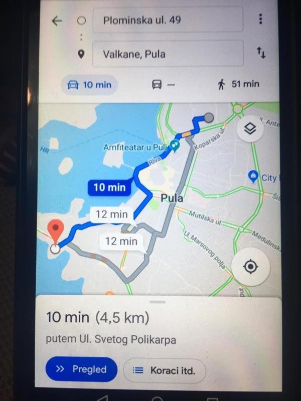Studio Dama Blizina Amfiteatra I Bus Kolodvora ,Besplatan Privatni Parking,Self-Check- In Pula Exteriör bild